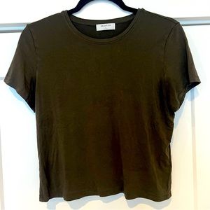 Babaton Aritzia Green T-shirt